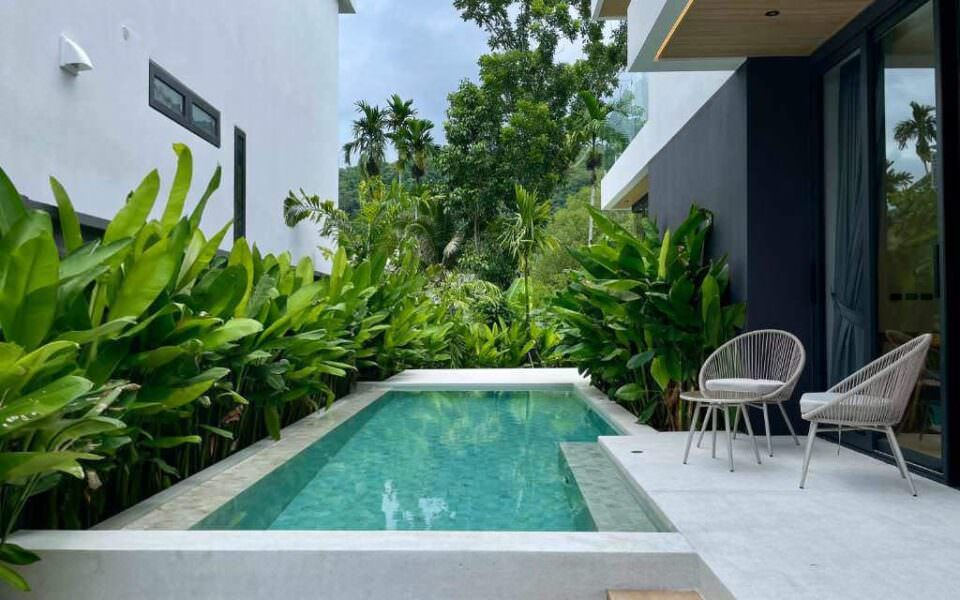 Villa Aileen | Най Тон | Вилла с 3 спальнями, бассейном и видом на море, около 245 м²