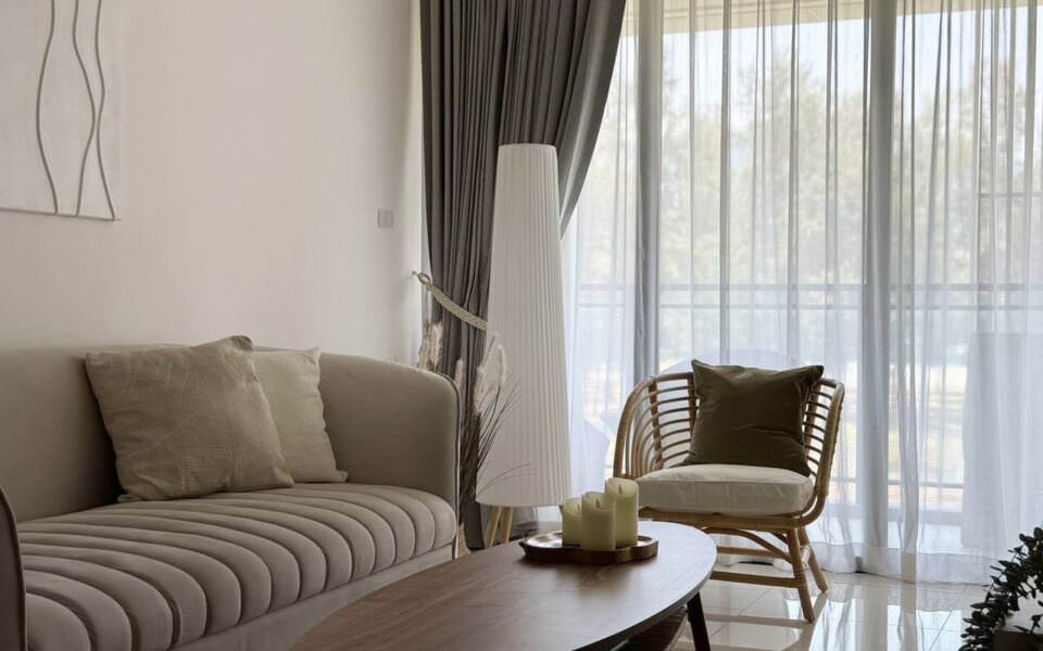 Cassia Residence | Бангтао | Апартаменты с 1 спальней и видом на озеро, 53 м²