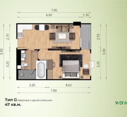 Wekata 3, 1к Квартира, 47 м2, Пхукет, Ката