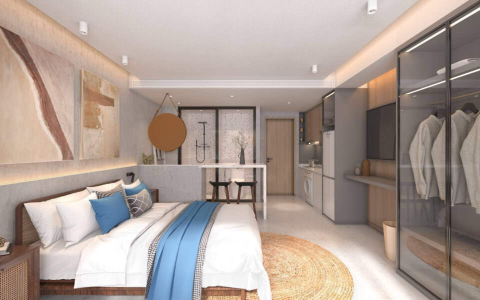 Sunshine Beach, Студия, 33 м2, Пхукет, Бангтао
