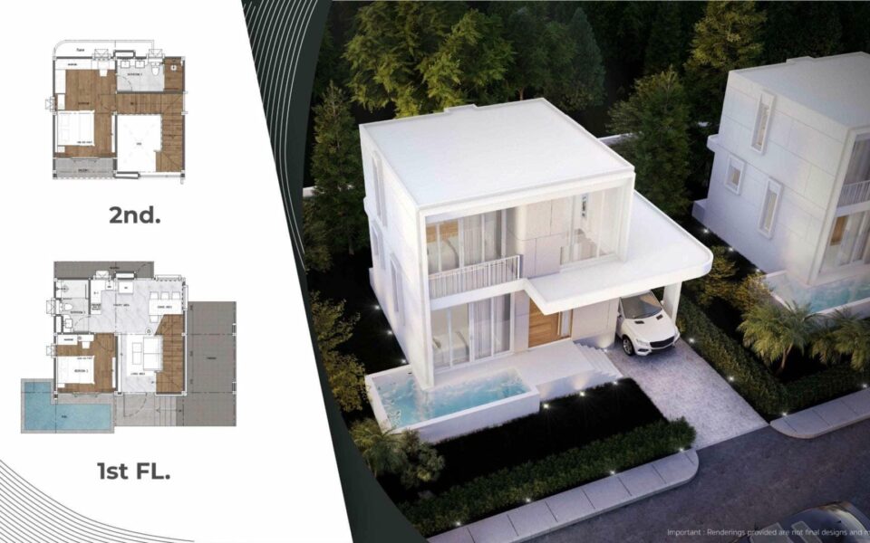 VIP Space Odyssey, Pool Villas V1/V2, 120 м², Пхукет, Раваи