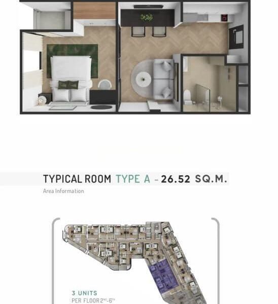 The Zero Bangtao, 1к Квартира, 26 м2, Пхукет, Бангтао