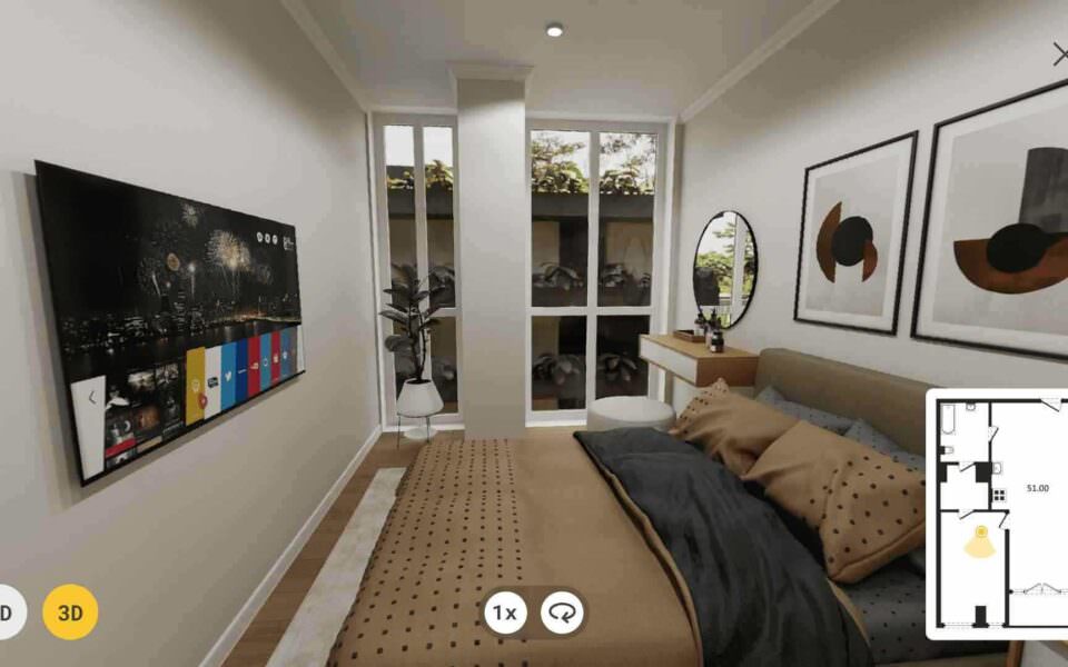 Momentum, 1к Квартира, 51 м2, Пхукет, Бангтао