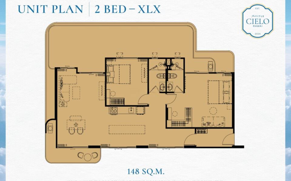The Title Cielo Rawai, 2к Квартира, 148 м2, Пхукет, Раваи