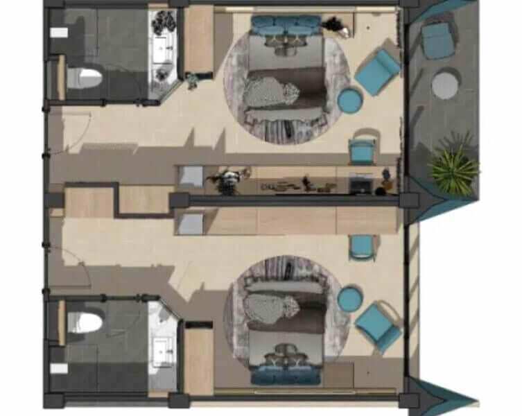 Infinity Life Club, Студия 30 м2, Пхукет