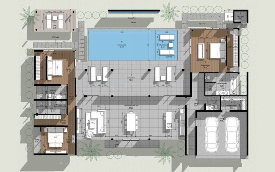 Layan Lucky Villas II, Вилла, 377,42–505 м2, Пхукет, Лаян