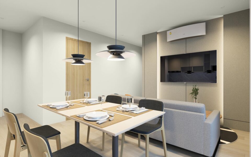 Sea Heaven Naithon, Фаза 3.1, 2к Квартира, 56,76–58,29 м2, Пхукет, Найтон