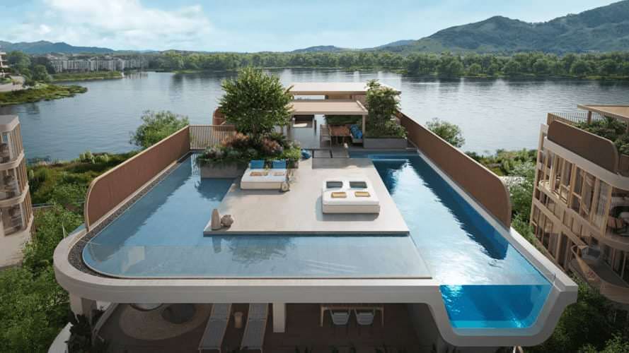 Banyan Tree Beach Residences Oceanus, 4к Пентхаус с бассейном, 768 м2, Пхукет, Бангтао