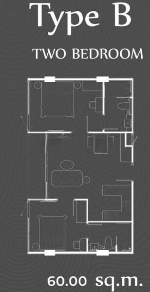VIP Space Odyssey, 2BR, 60–69,30 м², Пхукет, Раваи