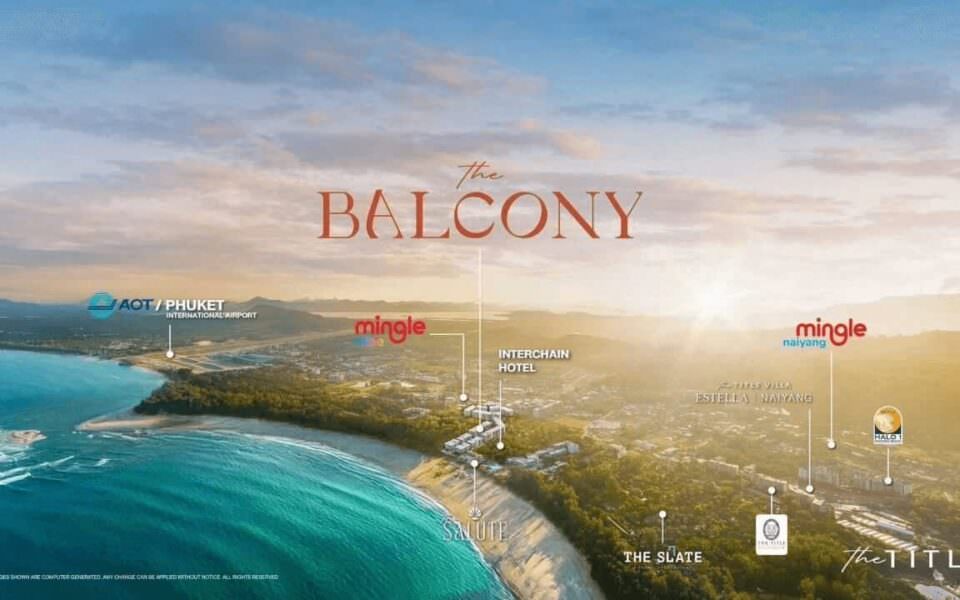 The Title Balcony, 2к Квартира 50 м2, Пхукет, Най Янг