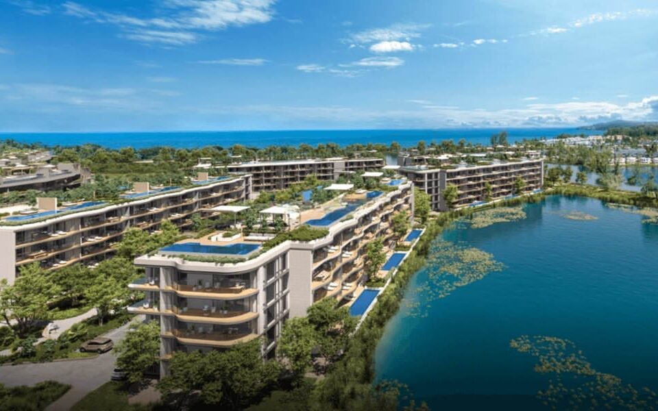 Bellaguna Lake Residences Lotus, 2к Квартира 122 м2, Пхукет, Банг Тао