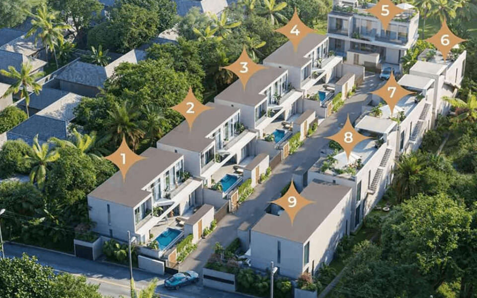 Capella Villas, Вилла с террасой на крыше, 473 м2, Пхукет, Раваи