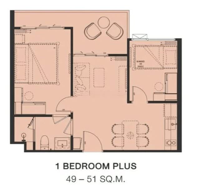The Title Biancana, 1к Квартира 49 м2, Пхукет, Сурин