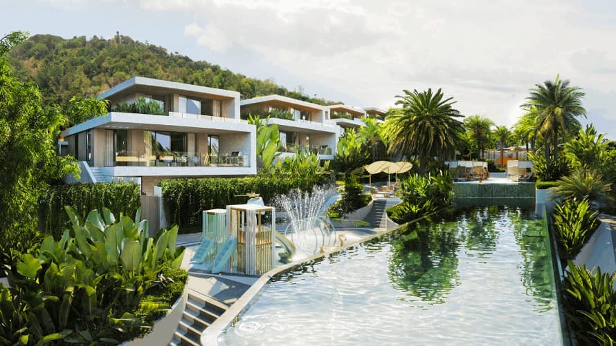 Mutti Family Villas Coral, 4к Вилла, 443,55–452,25 м2, Пхукет, Чалонг