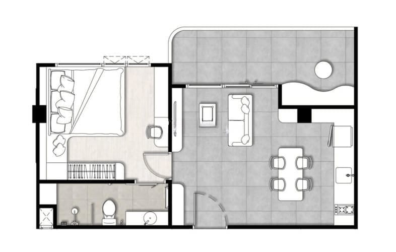 The Element by Anocha, 1к Квартира, 42 м2, Пхукет