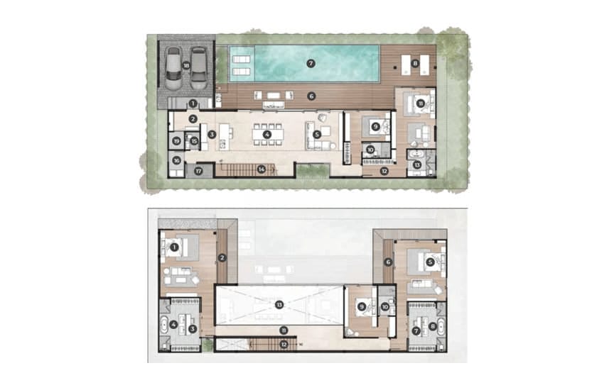 Highland Park Residences, Вилла, 545 м2, Пхукет, Бангтао