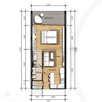 Bright Phuket, 1к Квартира, 62 м2, Пхукет, Бангтао