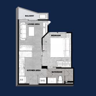 The City Phuket, 1к Квартира, 39 м2, Пхукет, Кату
