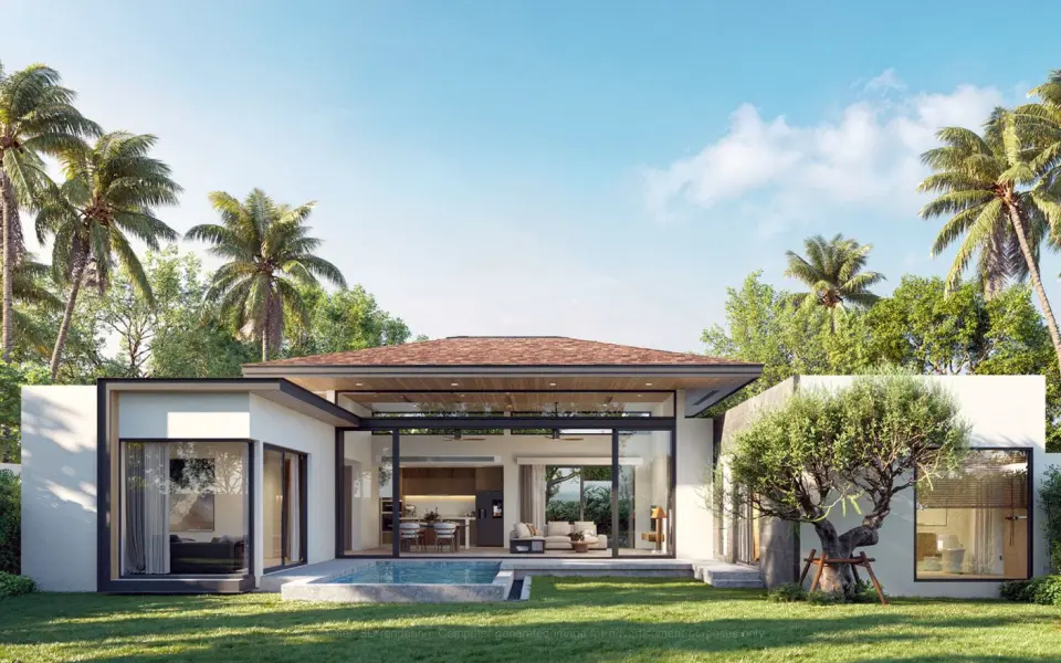 The Verdant by Botanica — Floor Plan - Type VD-A, Вилла, 250 м2, Пхукет, Pru Jampa