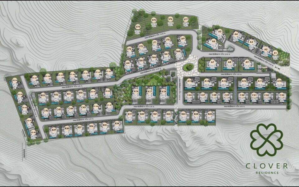 Clover Residence, 5к Вилла, 737,4 м2, Пхукет, Банг Тао