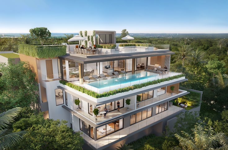 La Vista Villas, Вилловый комплекс, 453-1569 м2, Пхукет, Чалонг