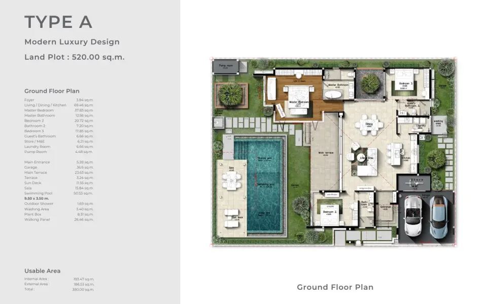 Botanica Green Boulevard — Modern Luxury Design, Вилла, 380 м2, Пхукет, Pru Jampa
