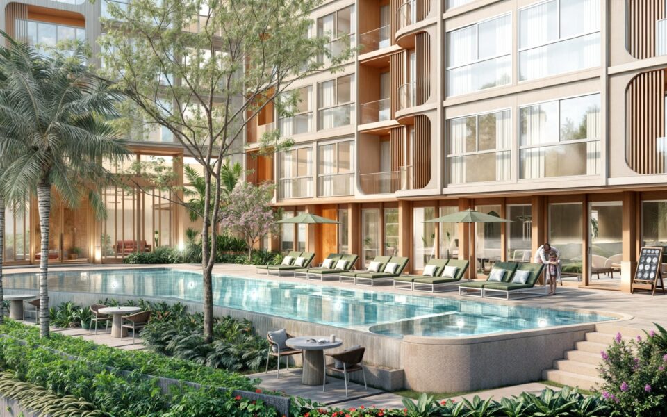 Saint Tropez Naithon, 1к Квартира, 30.6 м2, Пхукет, Найтон