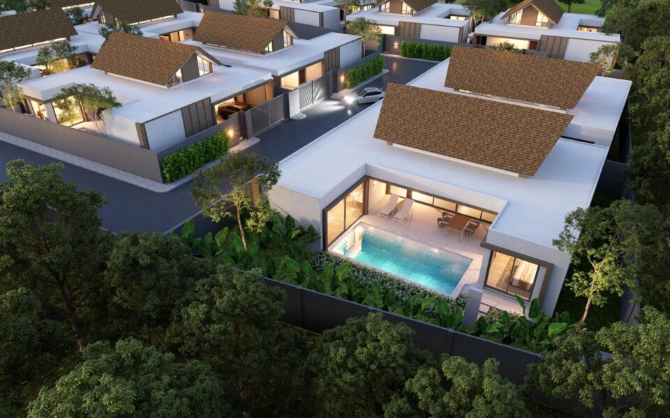 Serene Raya Bangjo, Вилла 3к A-1, 272-283 м2, Пхукет, Таланг