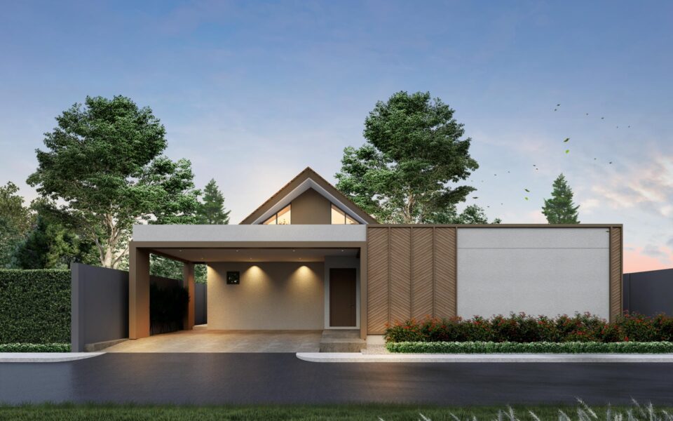 Serene Raya Bangjo, Вилла 3к A-1, 272-283 м2, Пхукет, Таланг