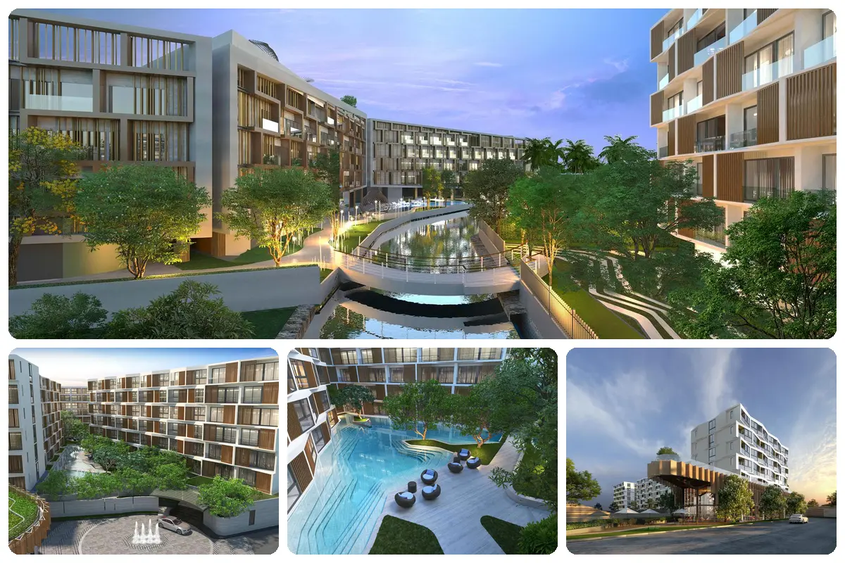 LAYA Resort — коллаж проекта на Пхукете