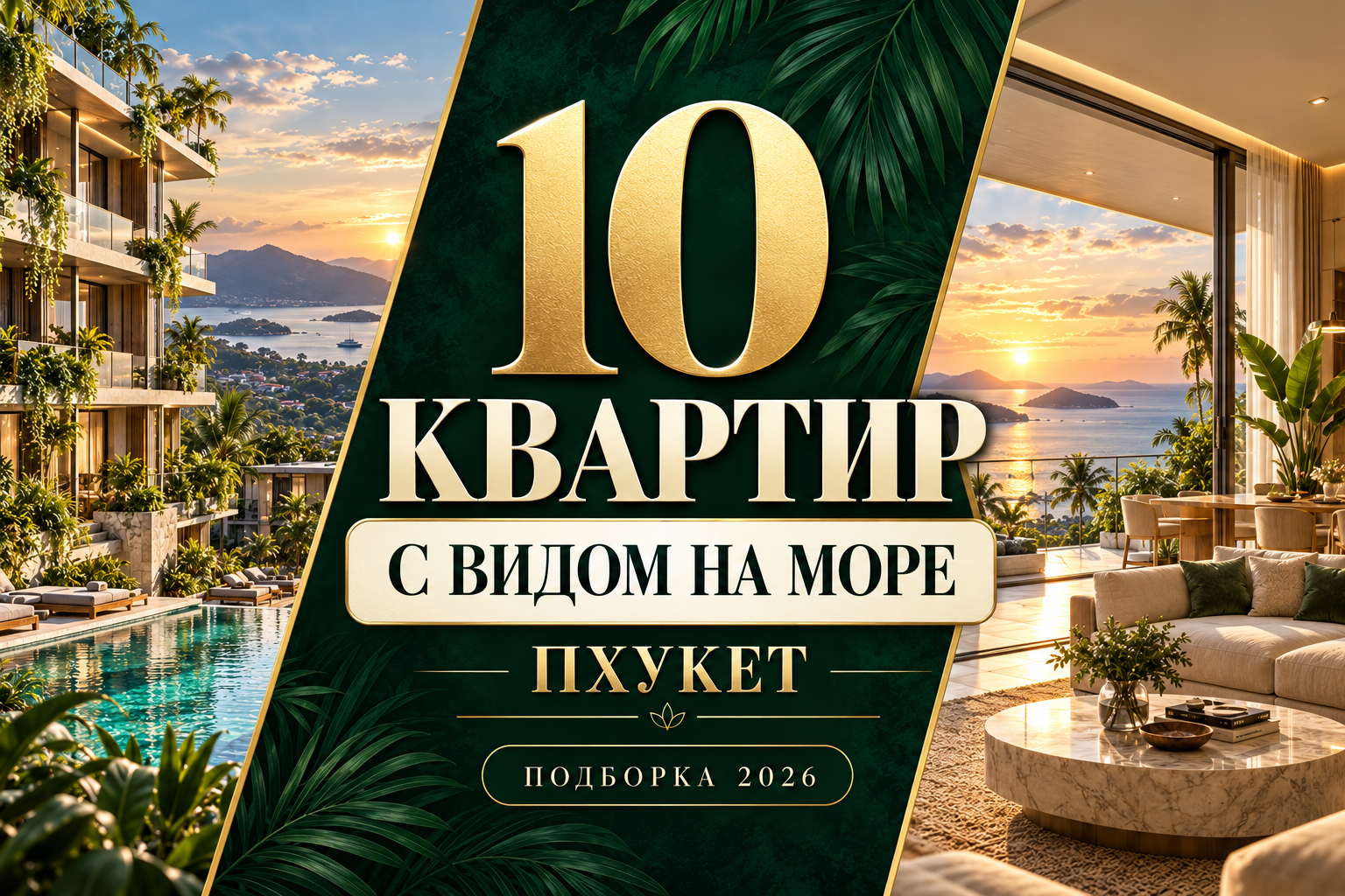 10 квартир с видом на море на Пхукете