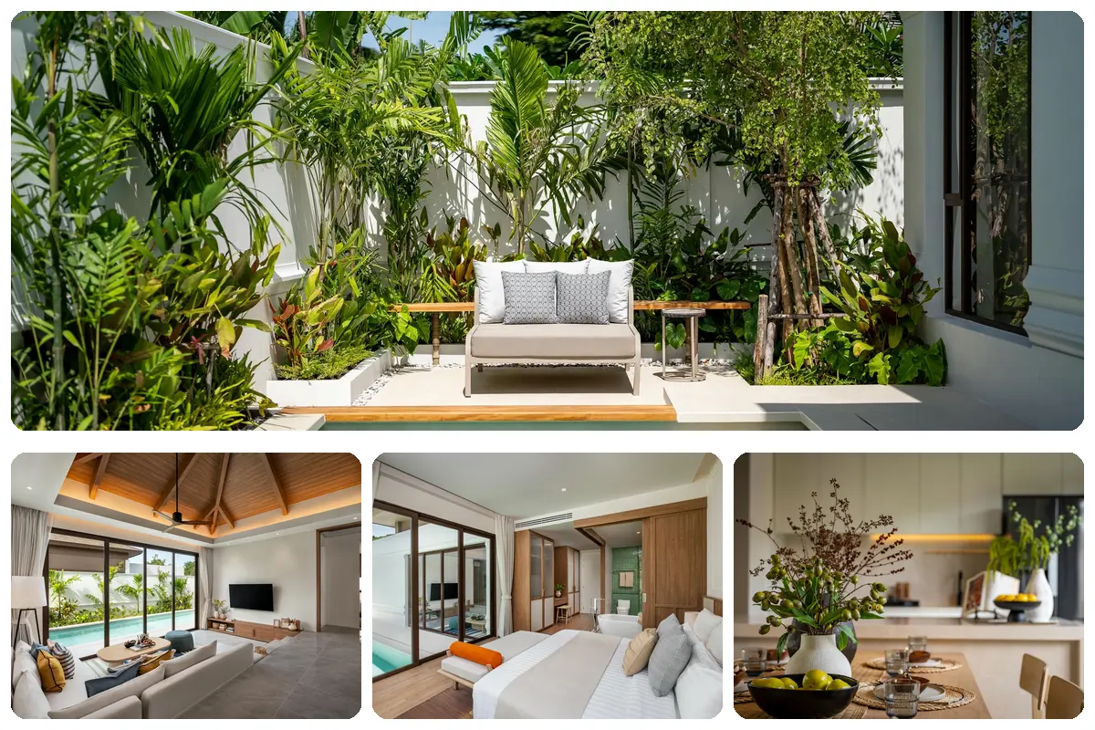 Raintree Villa Phase 1 — вилла, интерьеры и бассейн в Раваи, Пхукет