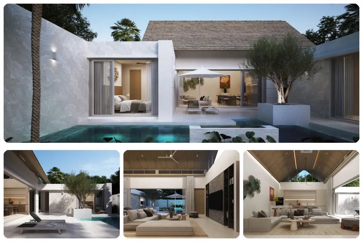 SanaVista Villas — вилла, интерьеры и бассейн в Банг Джо, Пхукет