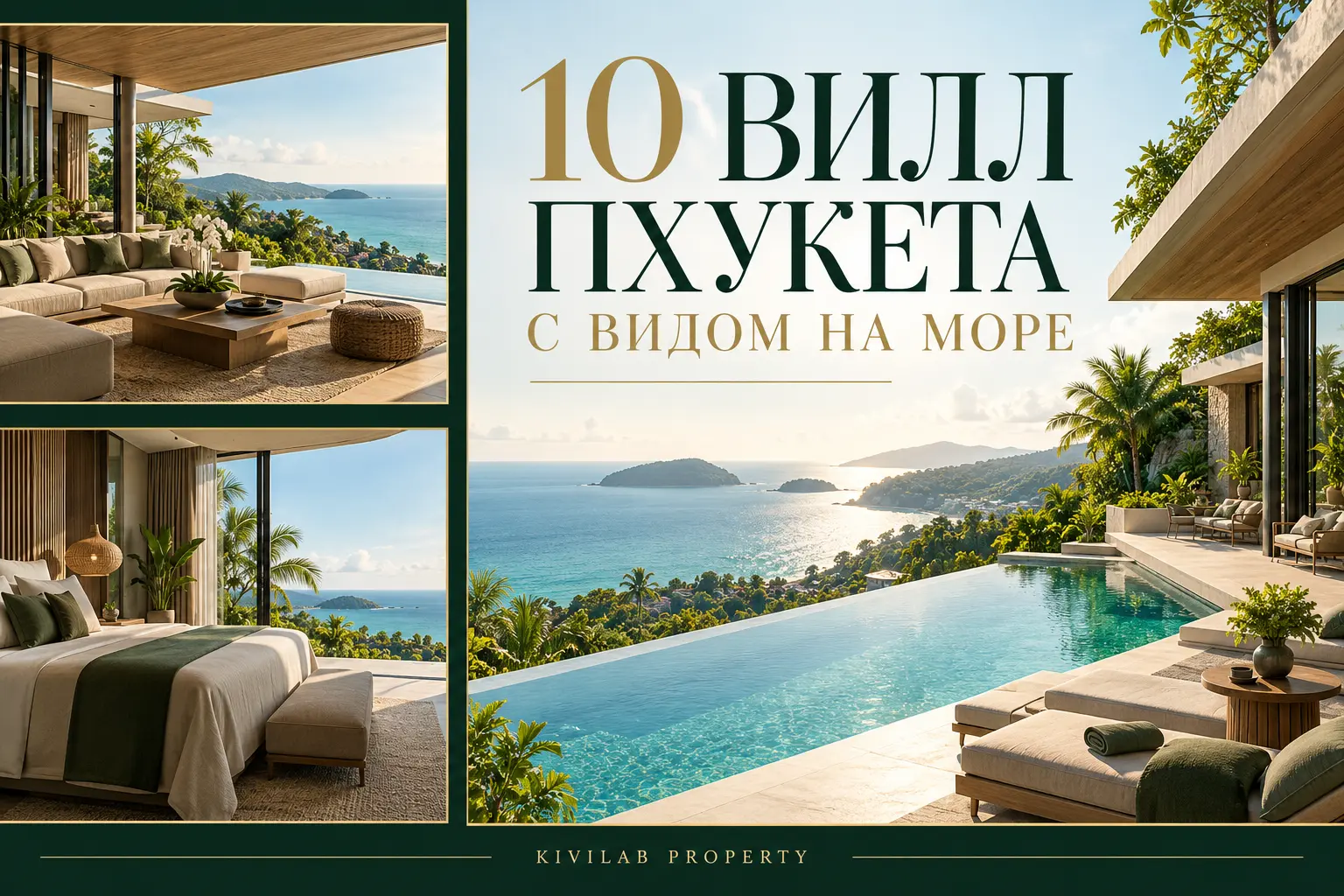 Виллы на Пхукете с видом на море — обложка подборки Kivilab